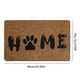 thumbnail image 3 of 5 alfombras de entrada antideslizantes con letras de animales de 40 x 60 cm (1), 3 of 4