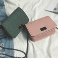 thumbnail image 3 of Flmtop Women Solid Color Faux Leather Square Shoulder Bag Handbag Crossbody Pouch, 3 of 10