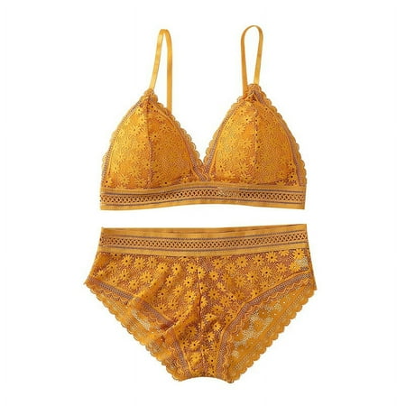 Women s Two Piece Lace Lingerie Set Underwear Bra and Panty Sets