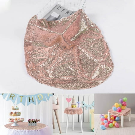 

Julygala Home Decor Party Supplies Decor Sequin Tablecloth 23.6 Glitter Sparkly Sequin Fabric Tablecloth Sparkly Table Cloth Cake Table Cover Overlay For Birthday Wedding Party Decoration