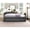Dark Gray, variant on Polyester Upholstered Daybed with Pull - out Trundle / Good for Reading Nooks