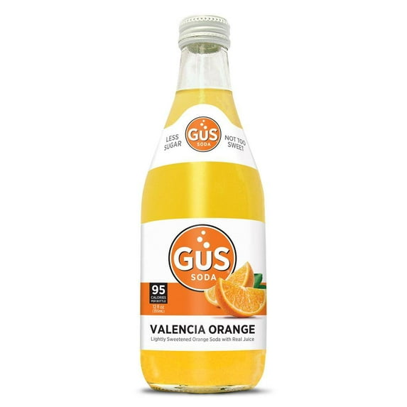 GuS Soda Dry Valencia Orange 12 oz, Multi Pack