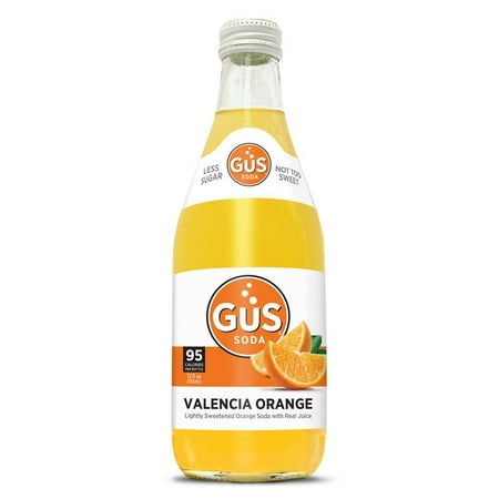 GuS Soda Dry Valencia Orange 12 oz, Multi Pack