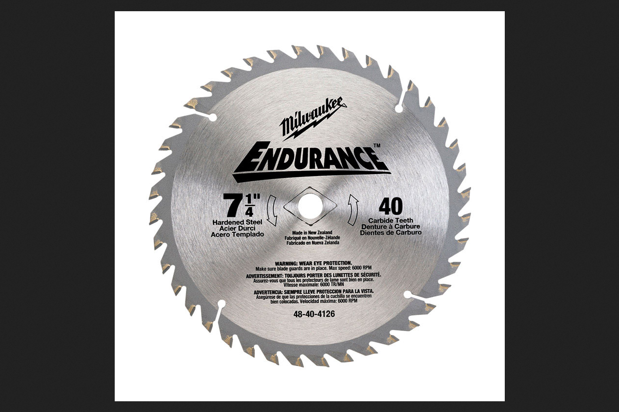 Milwaukee Endurance 7-1/4 in. Dia. 40 