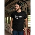 thumbnail image 2 of Love Hockey T-Shirt Men -GoatDeals Designs, Male Large, 2 of 4