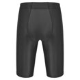 thumbnail image 5 of Sxiwei Mens Glossy Shorts Bicycles Cycling Shorts Shiny Fitness Running Gym Workout Leggings Black XL, 5 of 6