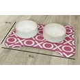 thumbnail image 2 of Simply Daisy Hugs and Kisses Bone Shape Pet Feeding Mat for Dogs, 2 of 3