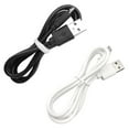 thumbnail image 2 of Grofry 2A Micro USB Charge Cable Mobile Phone Charge Cord for Android Bluetooth Headset Black 30cm, 2 of 8
