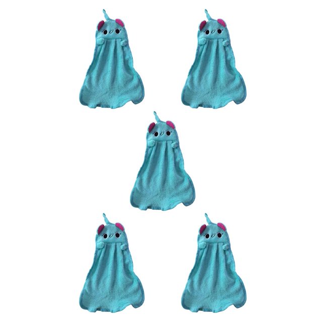 Bewildely Toalla de mano para baño, toallas colgantes de terciopelo Coral para cocina, paños de cocina absorbentes de agua, accesorios de Type1 NO1