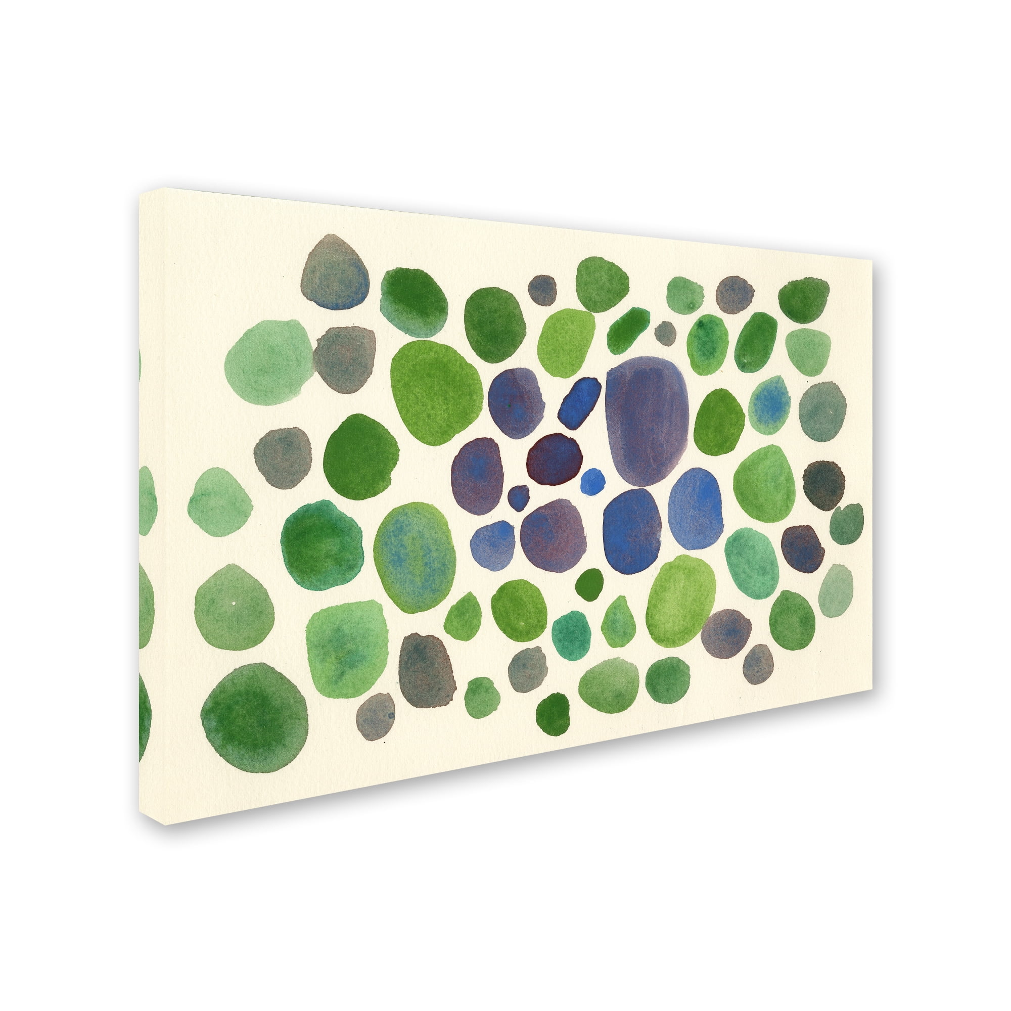 Trademark Fine Art 'Confetti Green' Canvas Art by Fernanda Franco