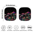 thumbnail image 3 of Uorisanigo Car Sun Shad Windshield 2 PCS Aesthetic Mushroom Foldable Car Sun Shade Windshield Blocks Sun Heat Shield Reflector Cover Universal Fit Van Car Sedans SUV, 3 of 7