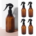 thumbnail image 2 of Botellas de spray vacías, 4 piezas, botellas de spray marrón, botellas de spray de plástico, estética elegante, 2 of 12