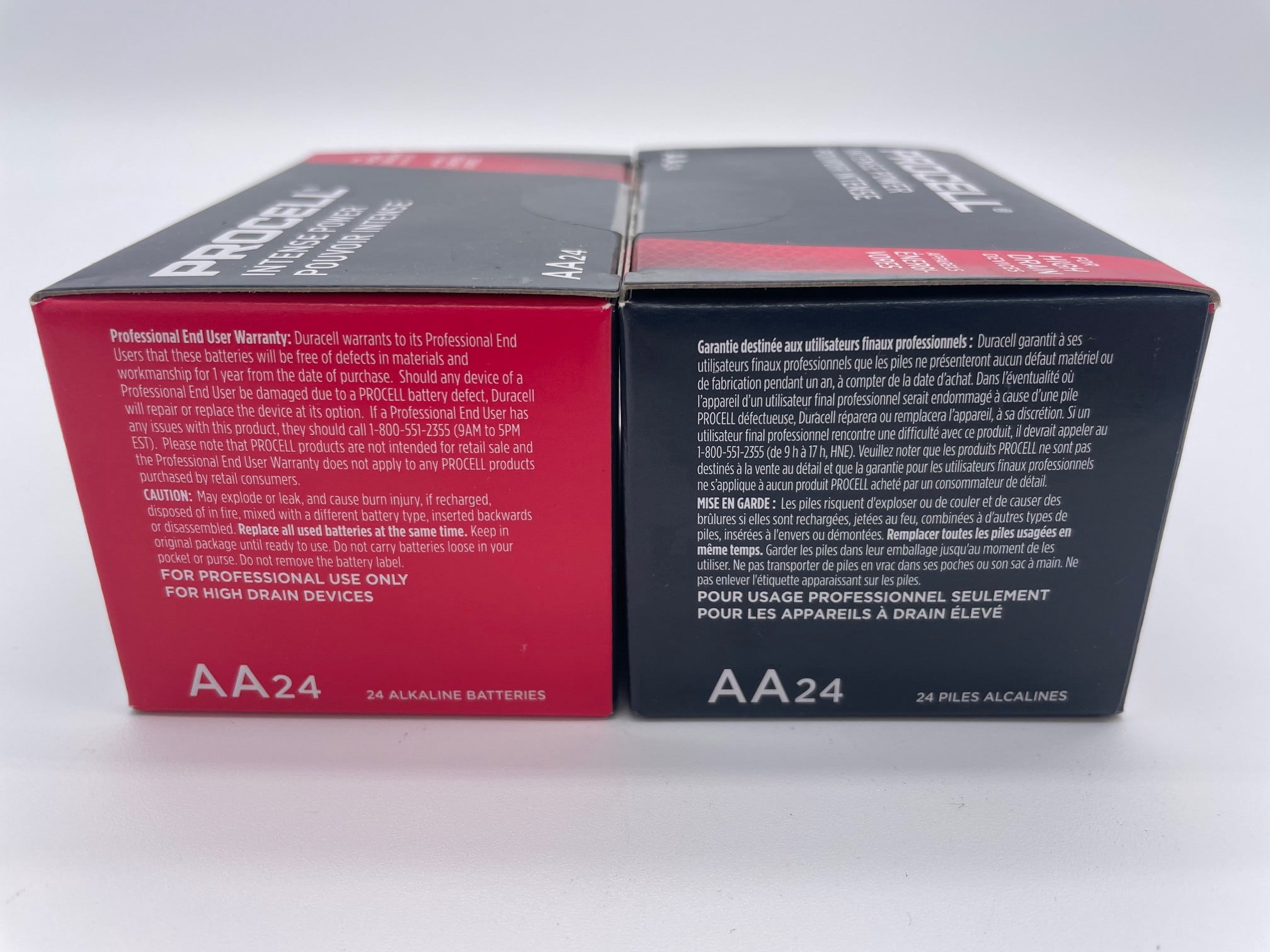 Procell - AA Industrial Alkaline Batteries, For Professional Use, Pack of 24