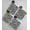 Black, variant on Birds & Butterflies in Blooms Pot Holders (Set of 4) by Penny's Needful Things (White)