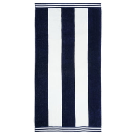 Oversized Cabana Stripe Jacquard Beach Towel by Impressions - 34