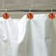 thumbnail image 2 of 12 ganchos para cortina de ducha con diseño de baloncesto, anillos redondos decorativos para cortinas de baño, protección de la privacidad., 2 of 7