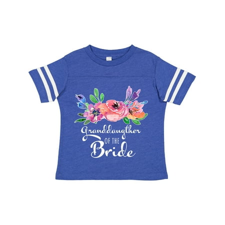 

Inktastic Granddaughter of the Bride with Bouquet Gift Toddler Toddler Girl T-Shirt
