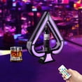 thumbnail image 2 of Ace of Spades Champagne Bottle Display Stand - LED Lighted Liquor Bottle Presenter for Bars, Hotels, Nightclubs & Private Parties, 2 of 9