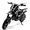 Black, variant on Ktoebyco 49cc Kids Dirt Bike, Gasoline Powered 2-Stroke Mini Motorcycle, 1-Seater, 1.5L Fuel Capacity, Red