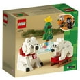 thumbnail image 4 of LEGO Wintertime Polar Bears 40571 Christmas Décor Building Kit, Polar Bear Gift, Great Stocking Stuffer for Kids, Features a Christmas Tree Toy and Two Polar Bear Toys, 4 of 4