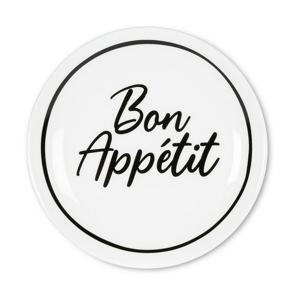 Set of 4 Appetizer Plate-Bon Appetit