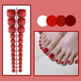 thumbnail image 1 of YSABOXY Finished Toenail Glossy Patches Fake Nails Wearable !◆ Nails Manicure 24P, 1 of 1