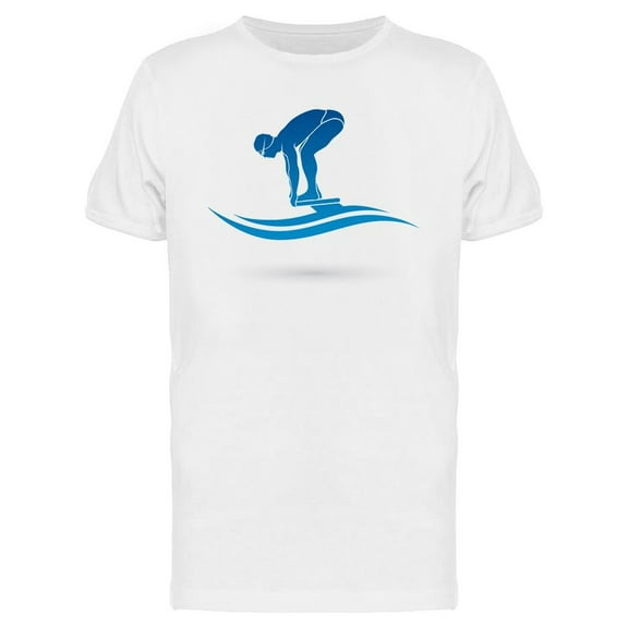 Swimmer Sign  T-Shirt Men -Image by Shutterstock, Male x-Large