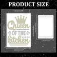 thumbnail image 2 of Queen of The Kitchen Rhinestone Iron on Decal Royal Hotfix Transfer Sticker Bling Lady Theme Heat Transfer Patch Clothing Repair Applique for T-Shirt Hat Jacket Garment Bag DIY Decor, 2 of 8