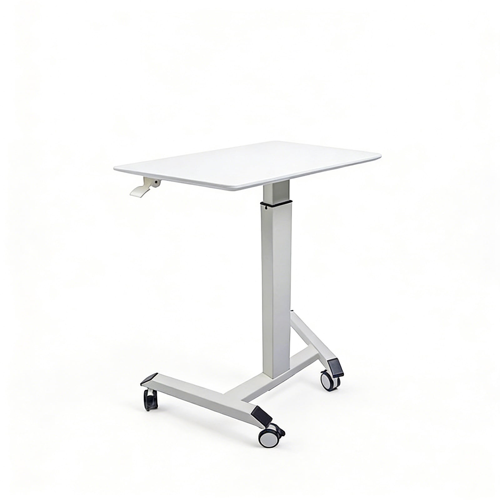 Portable Rolling Laptop Desk  Height-Adjustable Movable Desk, Standing Rolling Desk & Rolling Computer Stand for Home/Office