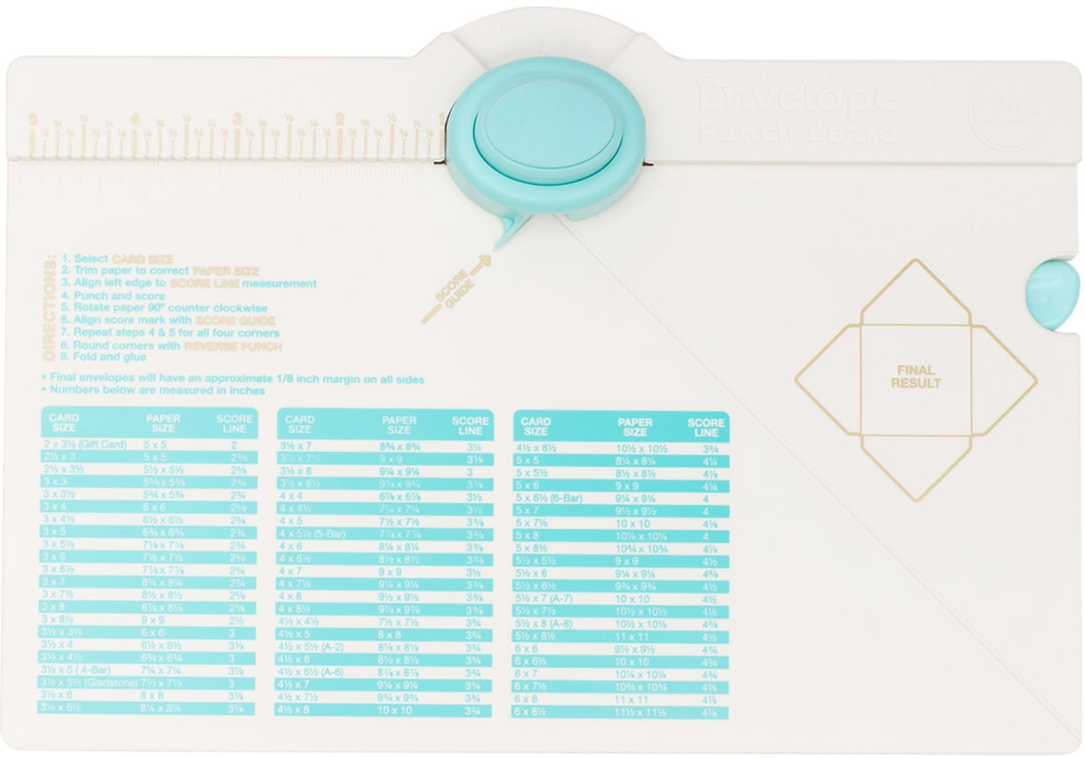 Envelope Punch Board by We R Memory Keepers. The Easiest Envelope Maker