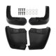 thumbnail image 1 of Guardabarros Jadeshay para coche PVC Apto para Honda Civic 9 FB 2012-2015, 1 of 8