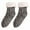 2 Pair Black White, variant on Men's Slipper Socks with Grips Non Slip Soft Fuzzy Cozy Fleece Lined Cable Knit Socks for Cold Winter