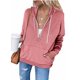 thumbnail image 2 of Sudadera con capucha y cremallera para mujer, manga larga, sudaderas ligeras, bolsillos, abrigo, tops Pompotops gfhjh8095, 2 of 6