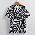 thumbnail image 3 of Animal Print Patterns Women's T-Shirt Short Sleeve T Shirts Tops Tee Ladies Loose T, 3 of 6