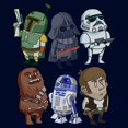 thumbnail image 2 of Mens Star Wars Cartoon Crew Sweatshirt, 2 of 4