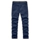 thumbnail image 4 of Pantalones cargo rectos con múltiples bolsillos y botones a la moda informales lisos para hombre Pompotops  oipoqjl42765, 4 of 6
