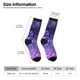 thumbnail image 2 of Fotbe Purple Bubble Abstract Art Calcetas Largas con Estampado para Hombre y Mujer – Calcetas de Compresión Transpirables y Elásticas, Viajar y Uso Diario Talla 5-11, 2 of 6