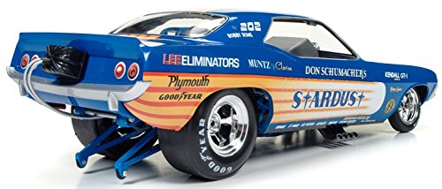 Modelo de automóvil Don Schumacher 1972 Plymouth Cuda Stardust 1