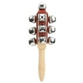 thumbnail image 3 of Handheld Jingles Bells, Sleigh Bell Stick, Durable Anti-Rust Convenient For Concerts Beginners Dancing Parties, 3 of 8