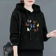 thumbnail image 3 of Sudadera con capucha de primavera y otoño para mujer, sudaderas con capucha estampadas de moda de talla grande, jerséis para mujer, sudadera holgada, abrigo, tops de polar, 3 of 4