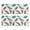 White Boho Tribal, variant on Kitchen Rugs Sets Of 2,Multicolor Ethnic Patchwork Pattern Anti Fatigue Kitchen Mat Rugs Non Slip Washable,Decorative Kitchen Floor Mats for Kitchen,Sink,Laundry,17"X47"