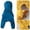 B, variant on Personalised Raincoat for Dogs Name or Any text - Waterproof Jacket With Hood, Leash Hole, Reflective Strap - Lightweight Puppy Clothes for Small Medium Dogs (4 color to choose, XL)
