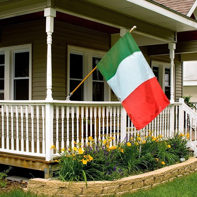 SXcggal One (Italy) 59Inch Buttonhole X23.5 Flag Italy Inch Print-Bright Color Brass Decoration & Hangs Practical Multifunctional Beautiful Desktop Decoration
