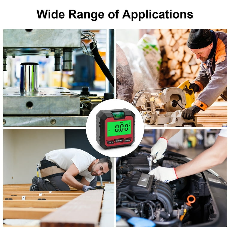 Lepmerk Digital Electronic Level and Angle Gauge Angle Finder