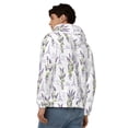 thumbnail image 4 of Naloa Lavender Flowers Men’s Hoodies, Zip up Hoodie, Sweatshirts,Hoodies for Men Sizes S-3XL-X-Large, 4 of 5