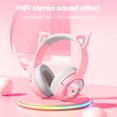 thumbnail image 1 of ONIKUMA Cat Ear Audífonos 1000mAh Computadora Audífonos Accesorios Audífonos para juegos, 1 of 6