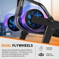 thumbnail image 4 of Manual Treadmill with 18% Fixed Incline, Portable Non Electric Treadmill with Dual Flywheel System, 300LBS Capacity, LCD Monitor, Compact Design for Home Indoor Walking Jogging, 4 of 6