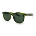 thumbnail image 5 of Gentlemanly Retro Horn Rim Hipster Fashion Plastic Sunglasses [All Green], 5 of 7