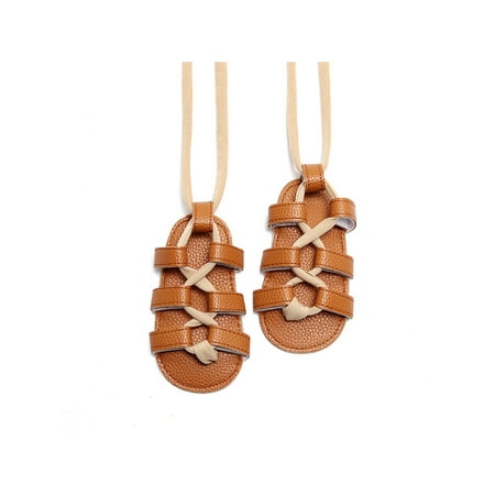 

Audeban Boys Roman Style Vintage Toddler Shoes Beach Casual Flats Children Walking Non-Slip Soft Thongs Rubber Sole Flat Sandals Gladiator Sandal