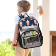 thumbnail image 7 of PVC Transparent Backpacks Clear Backpack for Travel and Outings Peach Ice Cream Pattern, 7 of 7